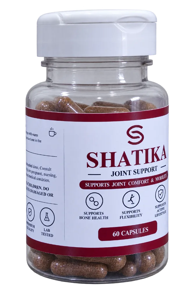 SHATIKA Joint Support bottle, angled view